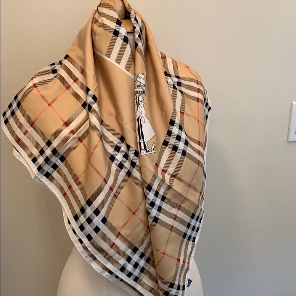Burberry Silk Scarf - Picture 4 of 4